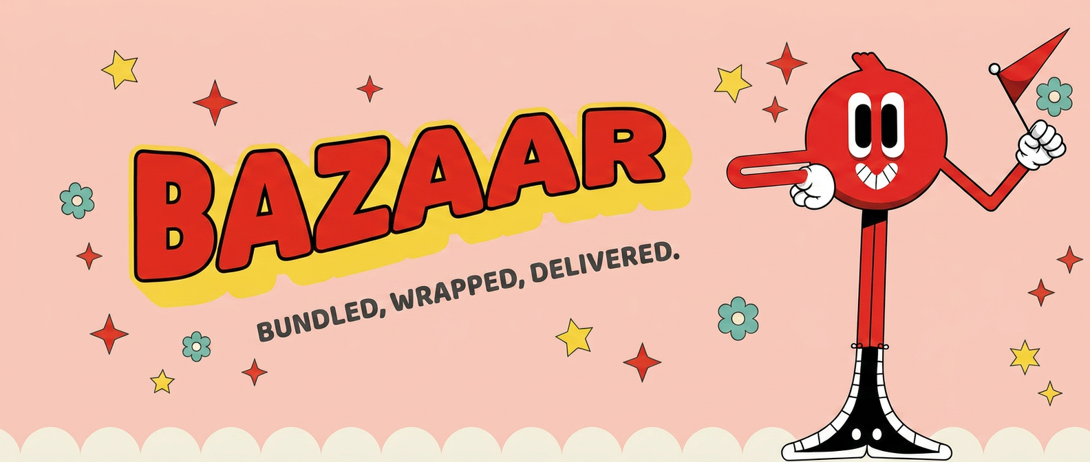 Toy Town Bazaar — bundled, wrapped, delivered